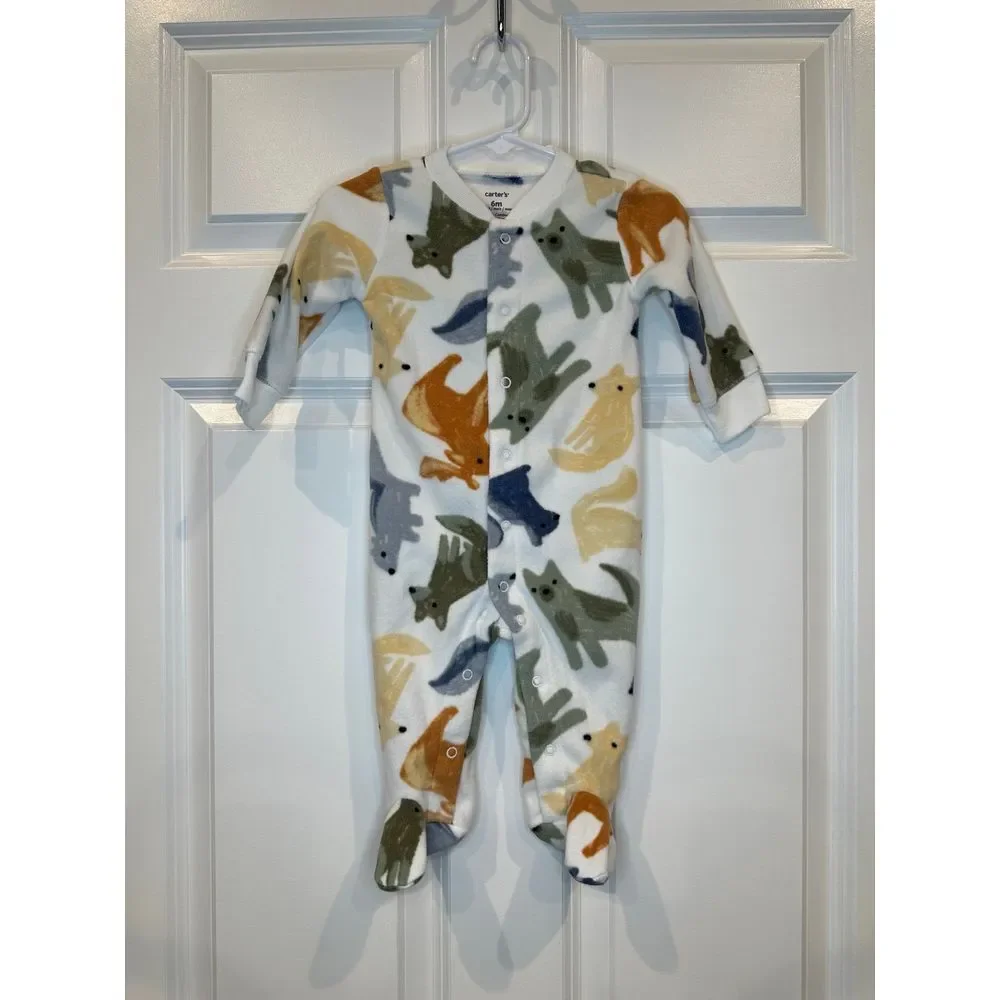 Carters Boys Fleece Pajamas Size‎ 6 Months